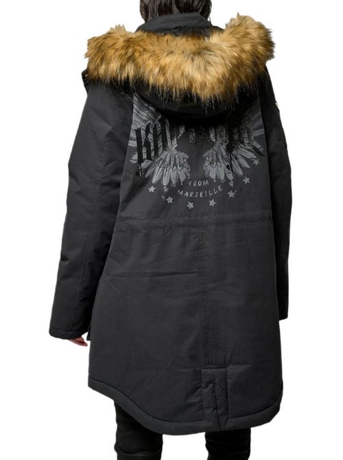 Parka Kaporal MANON Preta para Mulher - Kiabi