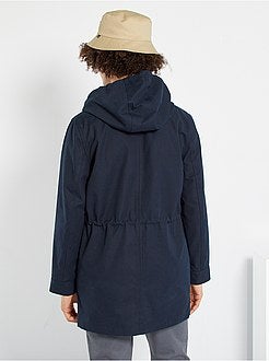 Parka leve com capuz  - - Kiabi