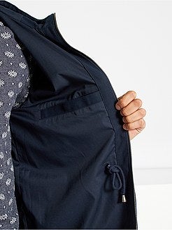 Parka leve com capuz  - - Kiabi