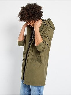 Parka leve com capuz  - - Kiabi