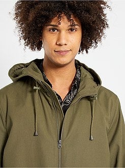 Parka leve com capuz  - - Kiabi