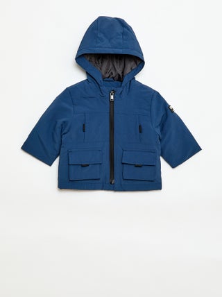 Parka leve com capuz