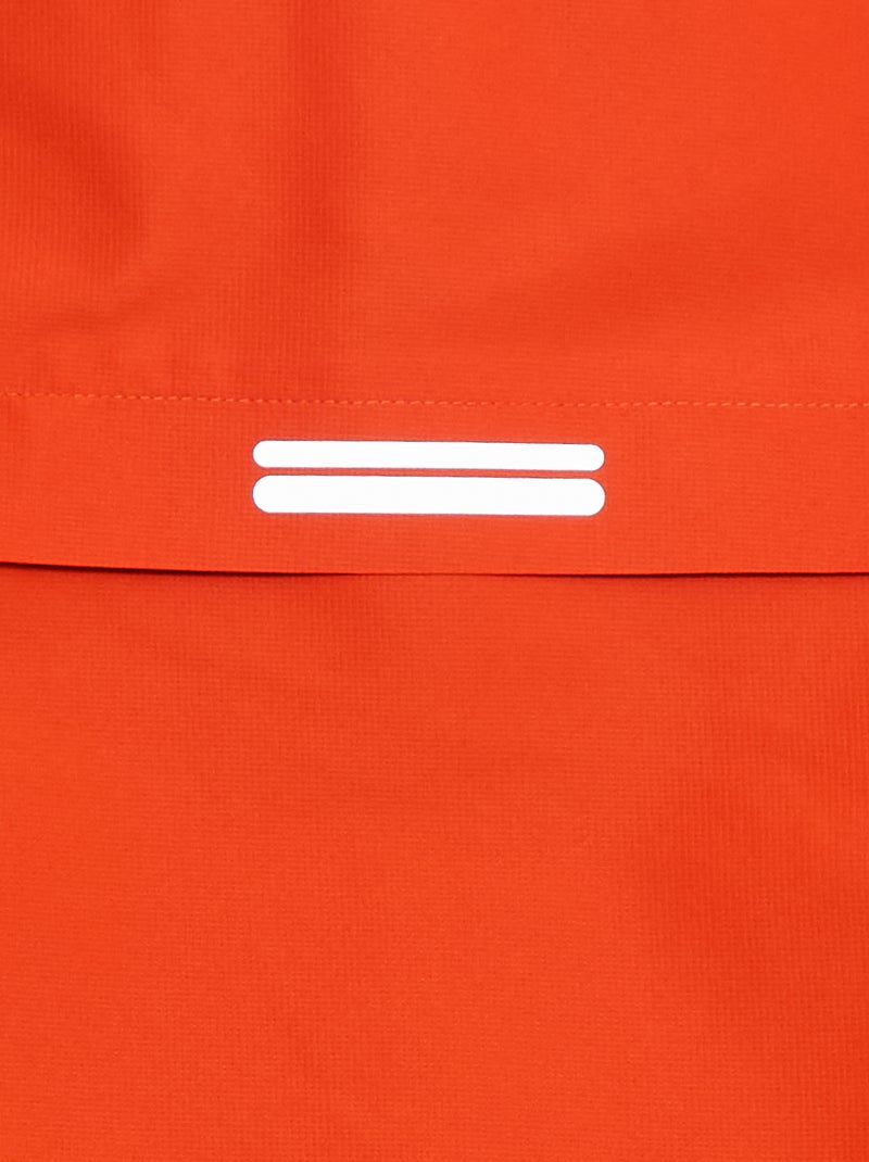 Parka leve com capuz Laranja - Kiabi