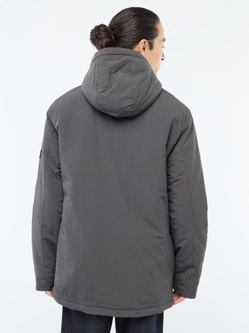 Parka leve com capuz repelente à água - Kiabi