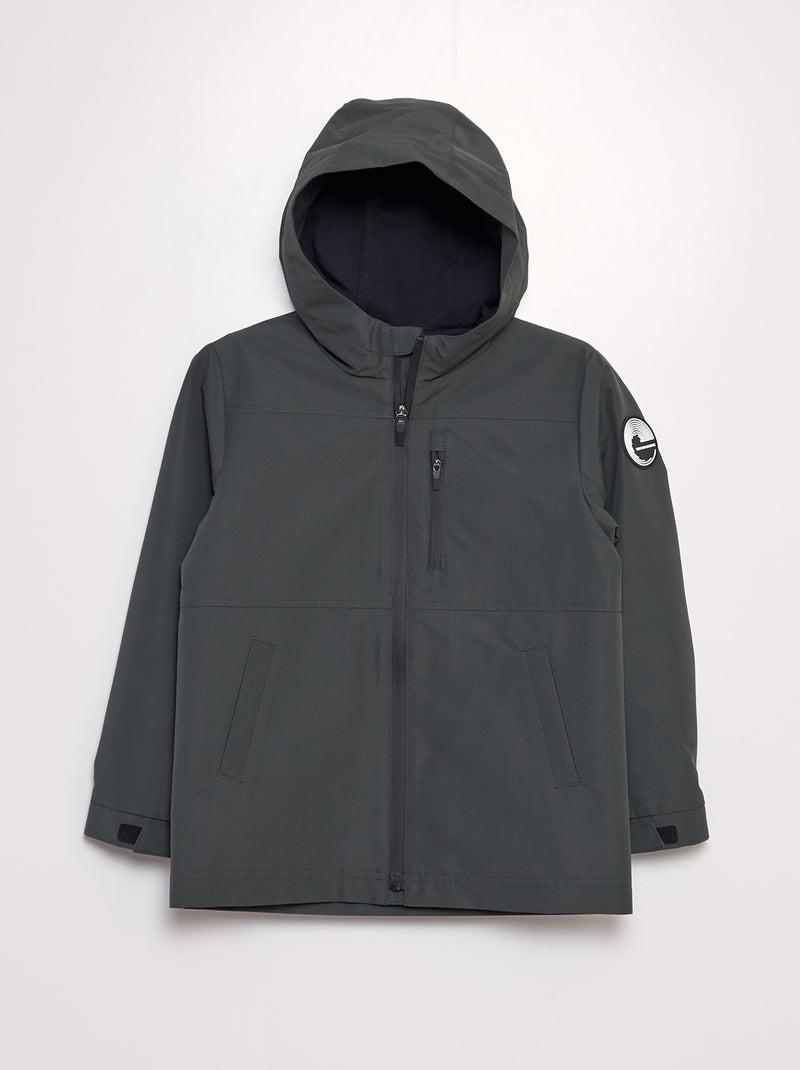 Parka leve com capuz VERDE - Kiabi