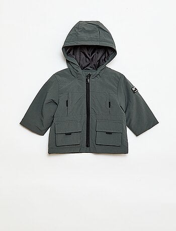 Parka leve com capuz