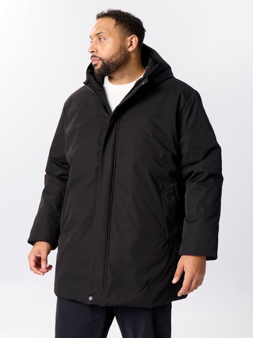 Parka lisa com capuz - Kiabi