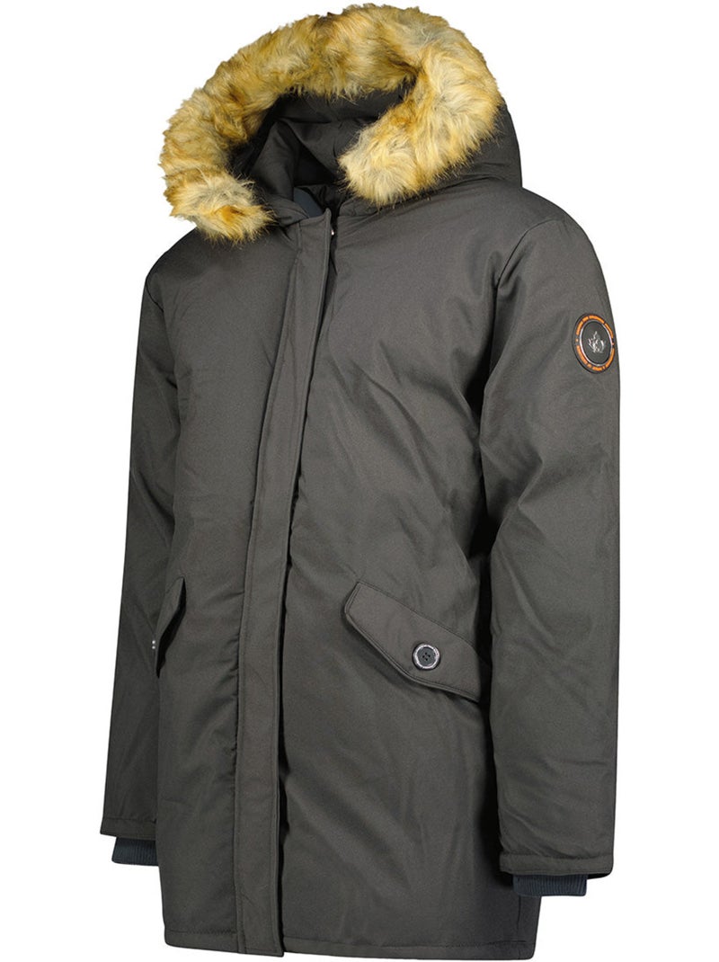 Parka matelassada com capuz bagweak – canadian peak Cinza escuro - Kiabi