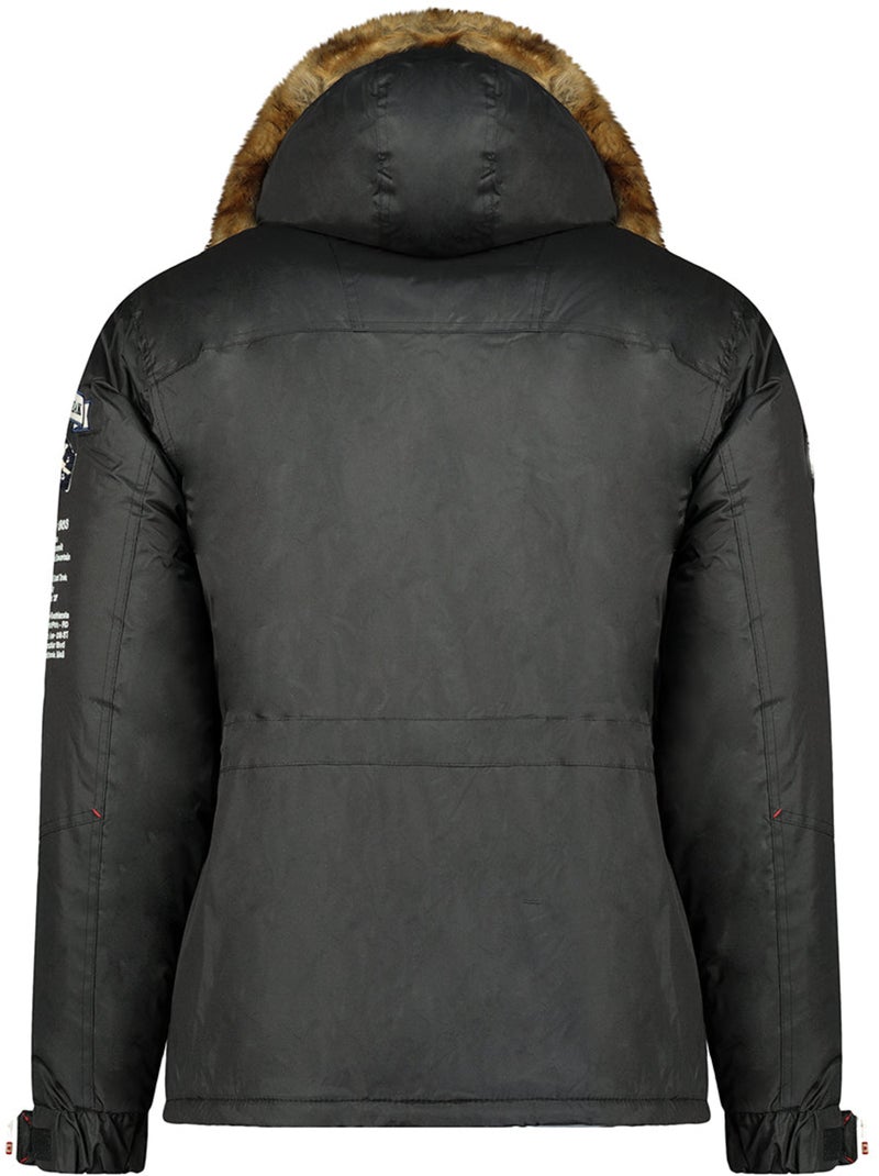 Parka matelassada com capuz bonopeak – canadian peak Preto - Kiabi