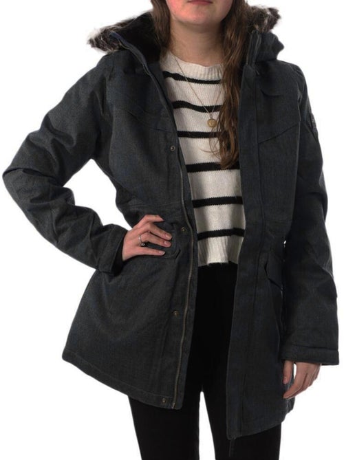 Parka O'Neill Journey Preta para Mulher - Kiabi Parka O'Neill Journey Preta para Mulher - Kiabi