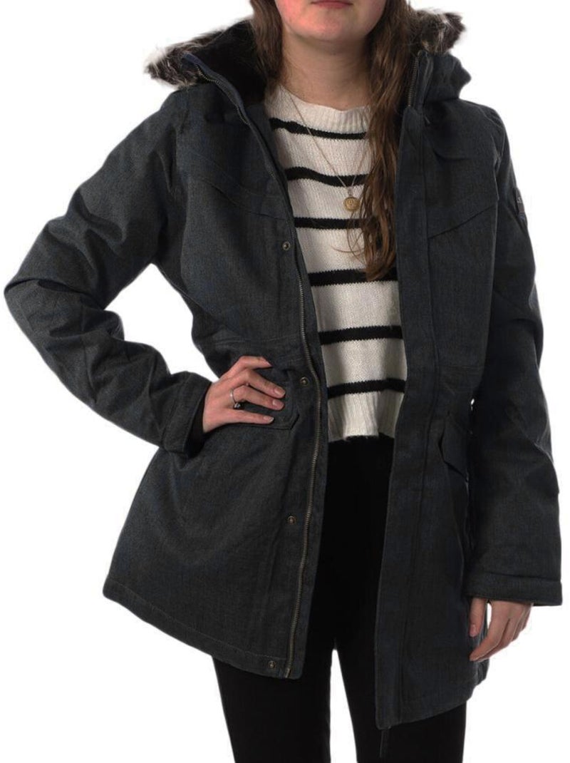 Parka O'Neill Journey Preta para Mulher Preto - Kiabi