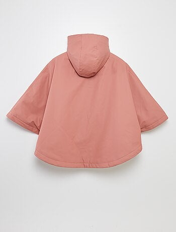 Parka poncho em imitação de pelo - So Easy