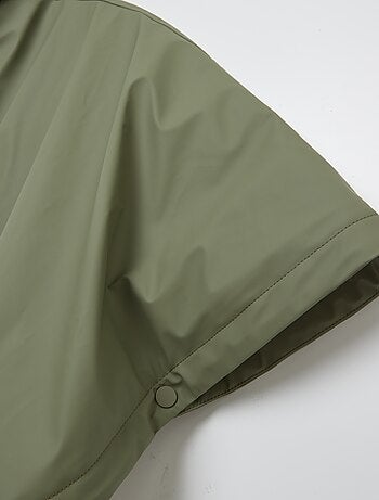 Parka poncho em imitação de pelo - So Easy