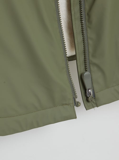 Parka poncho em imitação de pelo - So Easy - Kiabi