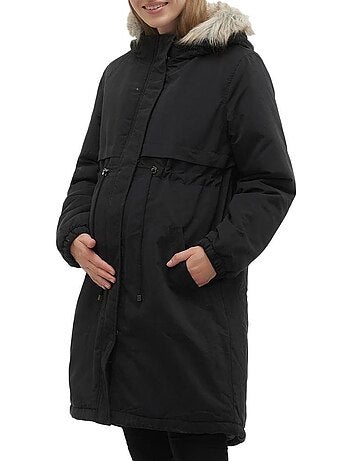 Parka Bege Feminina Mamalicious Newjessi