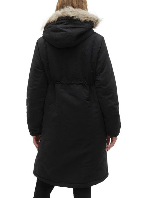 Parka Preta de Maternidade Mamalicious Jessi para Mulher - Kiabi Parka Preta de Maternidade Mamalicious Jessi para Mulher - Kiabi