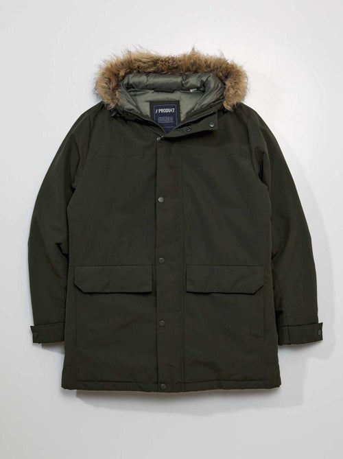 Parka 'Produkt' com capuz - Kiabi
