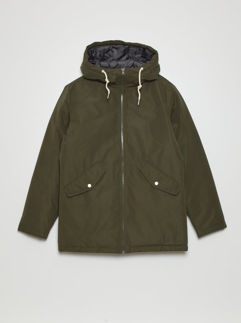 Parka 'Produkt' com capuz CAQUI - Kiabi