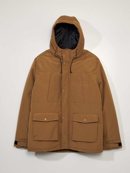 Parka quente com capuz - Kiabi