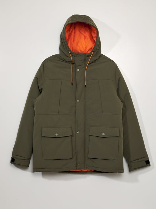Parka quente com capuz - Kiabi