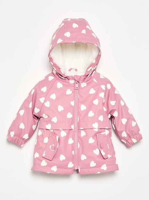 Parka repelente à água com capuz - Kiabi