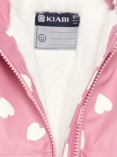 Parka repelente à água com capuz - Kiabi