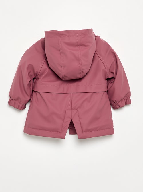 Parka repelente à água com capuz - Kiabi