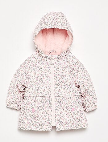 Parka repelente à água com capuz