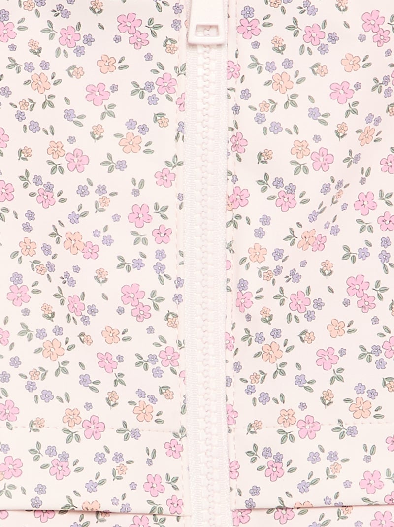 Parka repelente à água com capuz Rosa - Kiabi