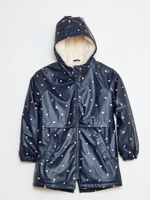 Parka repelente à água com capuz totalmente forrado - Kiabi