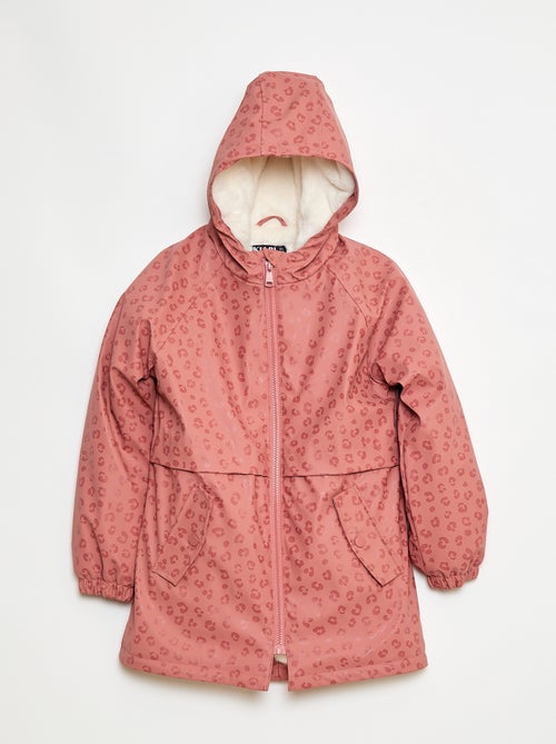 Parka repelente à água com capuz totalmente forrado - Kiabi