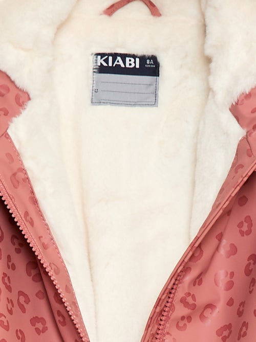 Parka repelente à água com capuz totalmente forrado - Kiabi