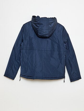 Parka repelente de água com capuz forrado - coleção fácil de vestir