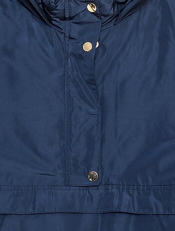 Parka repelente de água com capuz forrado - coleção fácil de vestir