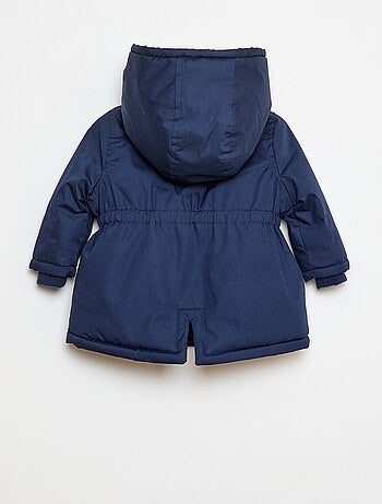 Parka impermeável com capuz