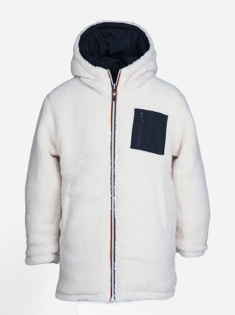 Parka reversível - Kizco Azul escuro - Kiabi
