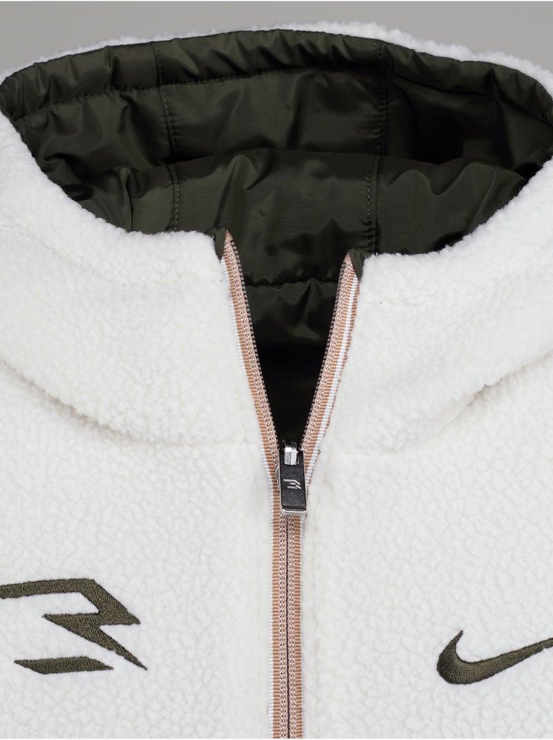 Parka reversível - Nike Cáqui - Kiabi