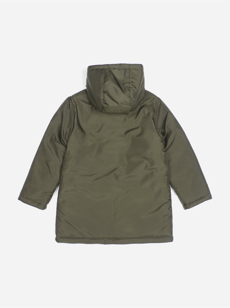 Parka reversível - Nike Cáqui - Kiabi