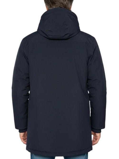Parka schott marine para homem com sherpa - Kiabi
