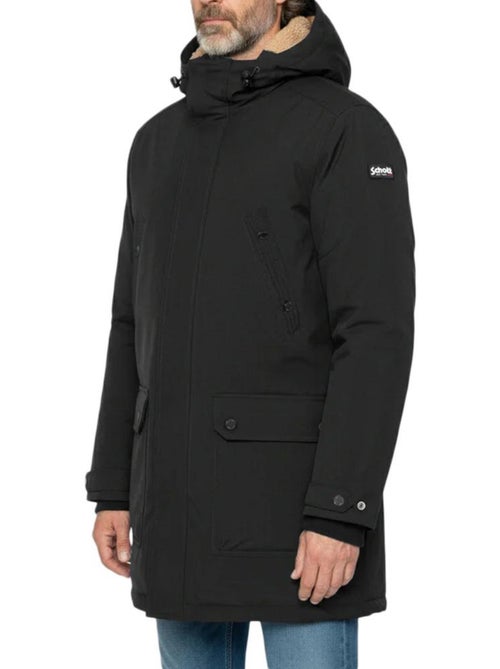 Parka schott para homem com forro sherpa - Kiabi Parka schott para homem com forro sherpa - Kiabi