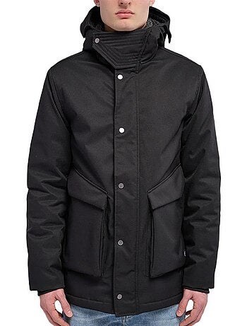 Parka Teddy Smith Donald para Homem em Preto