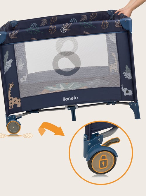 Parque infantil LIONELO Bonnie – 100 x 96 cm – Colchão confortável – Rodas – Bolsa de transporte - Kiabi Parque infantil LIONELO Bonnie – 100 x 96 cm – Colchão confortável – Rodas – Bolsa de transporte - Kiabi