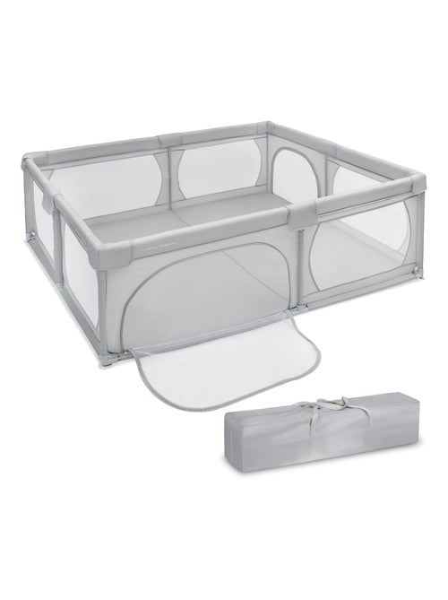 Parque infantil xxl moby-system 200 x 180 cm – dobrável, seguro e fácil de transportar - Kiabi Parque infantil xxl moby-system 200 x 180 cm – dobrável, seguro e fácil de transportar - Kiabi