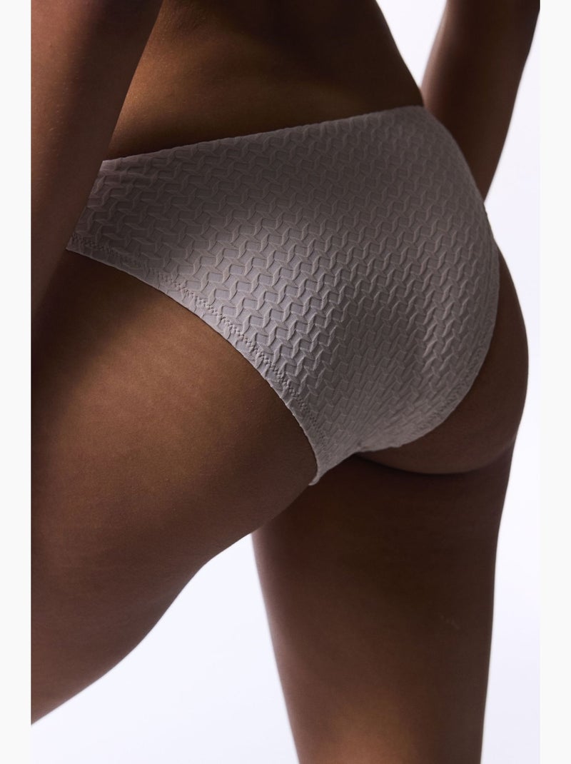 Parte de baixo de biquíni alive high leg penti Branco sujo - Kiabi
