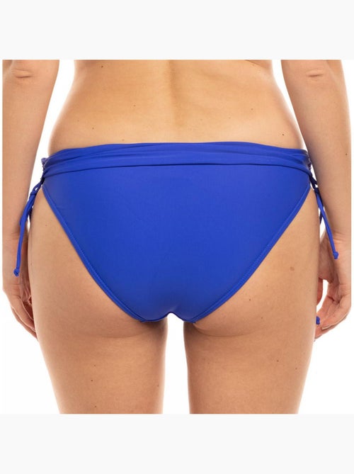 Parte de Baixo de Biquíni Azul Royal de Cintura Alta Sun Project para Mulher - Kiabi Parte de Baixo de Biquíni Azul Royal de Cintura Alta Sun Project para Mulher - Kiabi