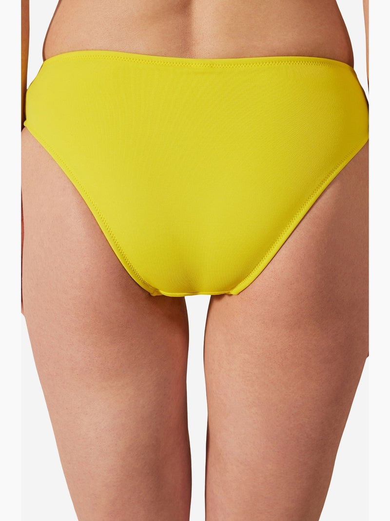 Parte de baixo de biquíni basic cut penti Amarelo-limão - Kiabi