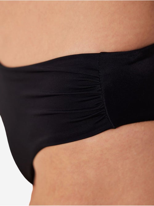Parte de baixo de biquíni basic de cintura alta com franzido penti - Kiabi Parte de baixo de biquíni basic de cintura alta com franzido penti - Kiabi