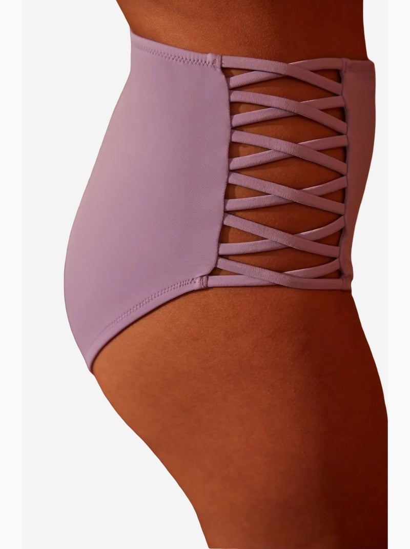 Parte de baixo de biquíni basic high fashion penti Lavanda - Kiabi
