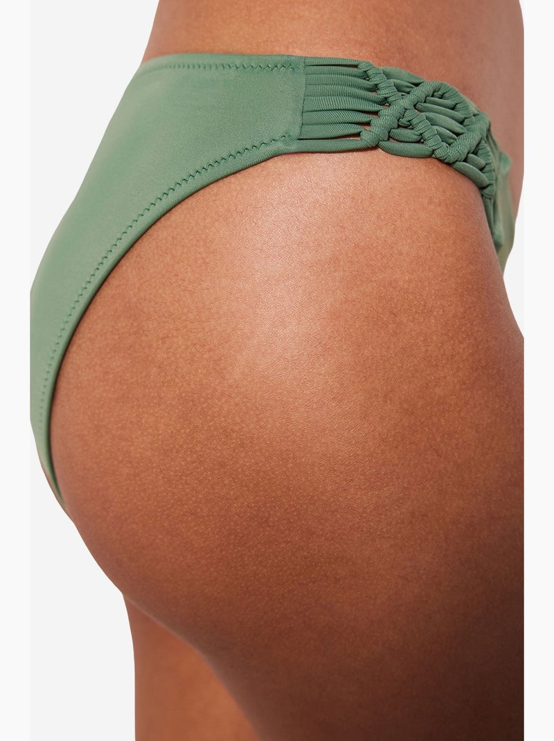 Parte de baixo de biquíni basic macrame penti Verde - Kiabi
