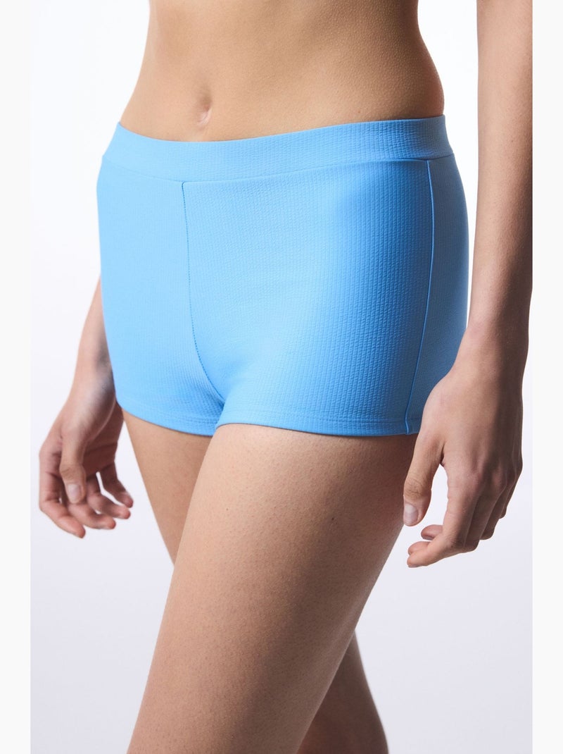 Parte de baixo de biquíni boxer bubble penti Azul-céu - Kiabi